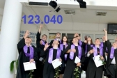 The number of graduated students from UPT