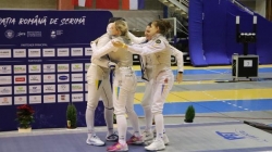 Between two major competitions, the Ukrainian Foil National Team trained at Politehnica University Timisoara with the Romanian Team